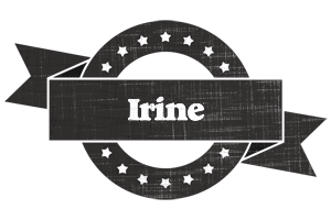 Irine grunge logo
