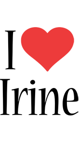 Irine i-love logo