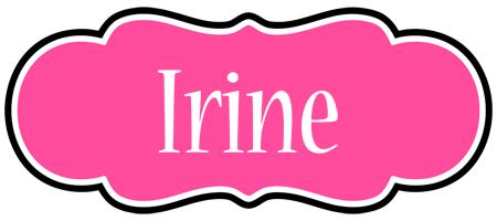 Irine invitation logo
