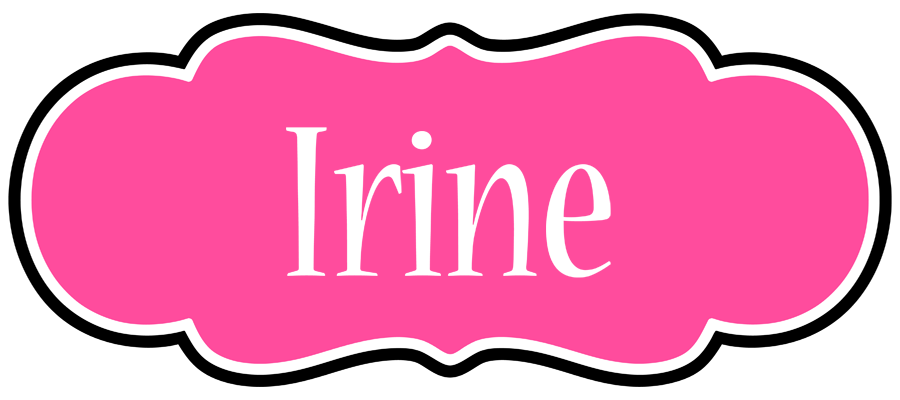 Irine invitation logo