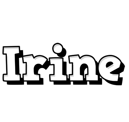 Irine snowing logo