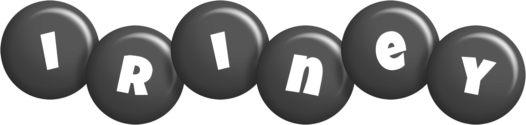 Iriney candy-black logo
