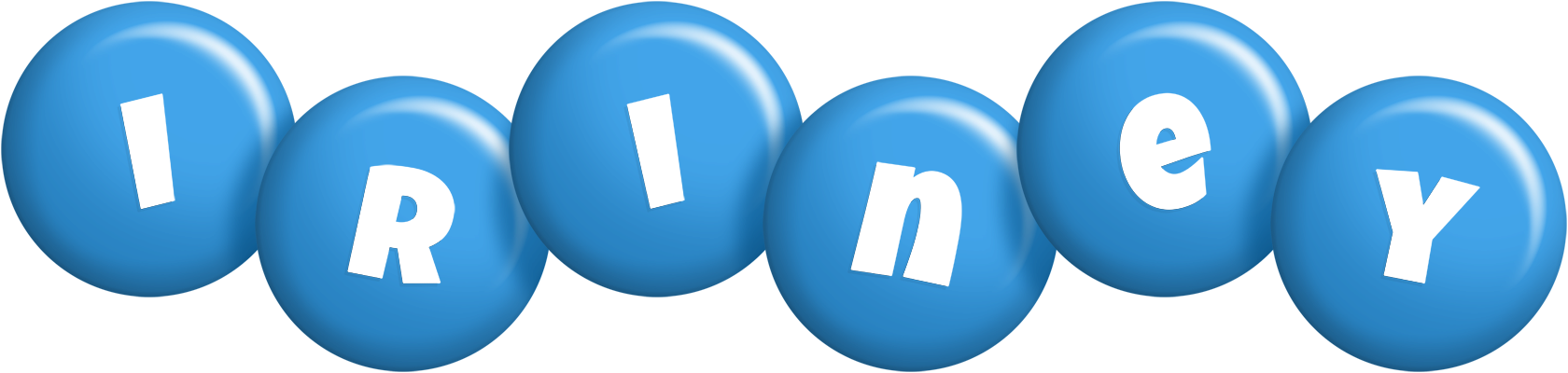 Iriney candy-blue logo