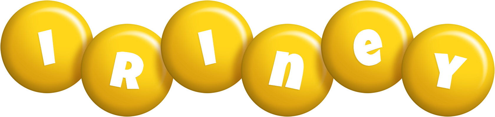 Iriney candy-yellow logo