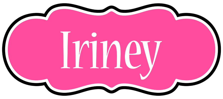 Iriney invitation logo