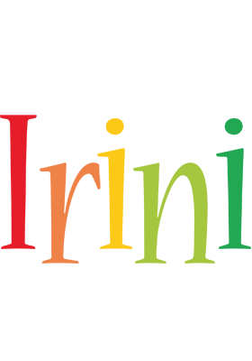 Irini birthday logo