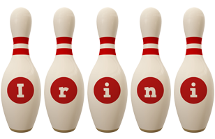 Irini bowling-pin logo