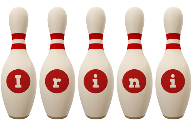 Irini bowling-pin logo