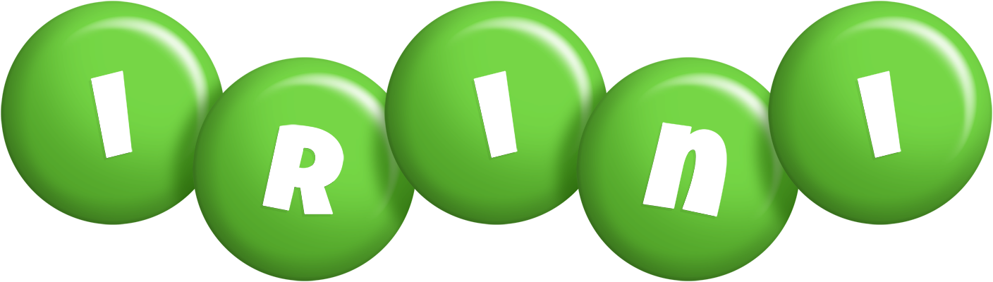 Irini candy-green logo