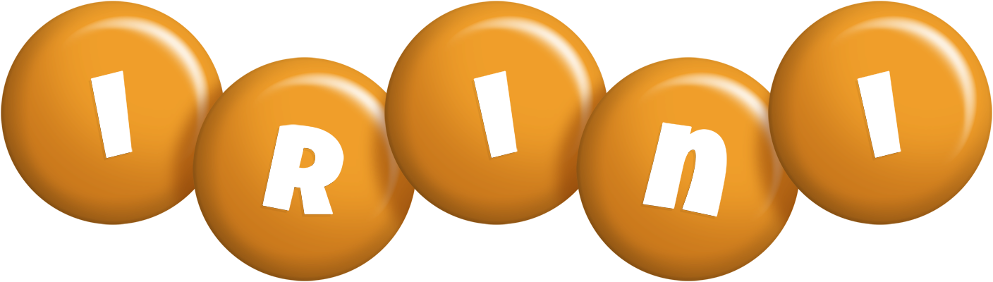 Irini candy-orange logo