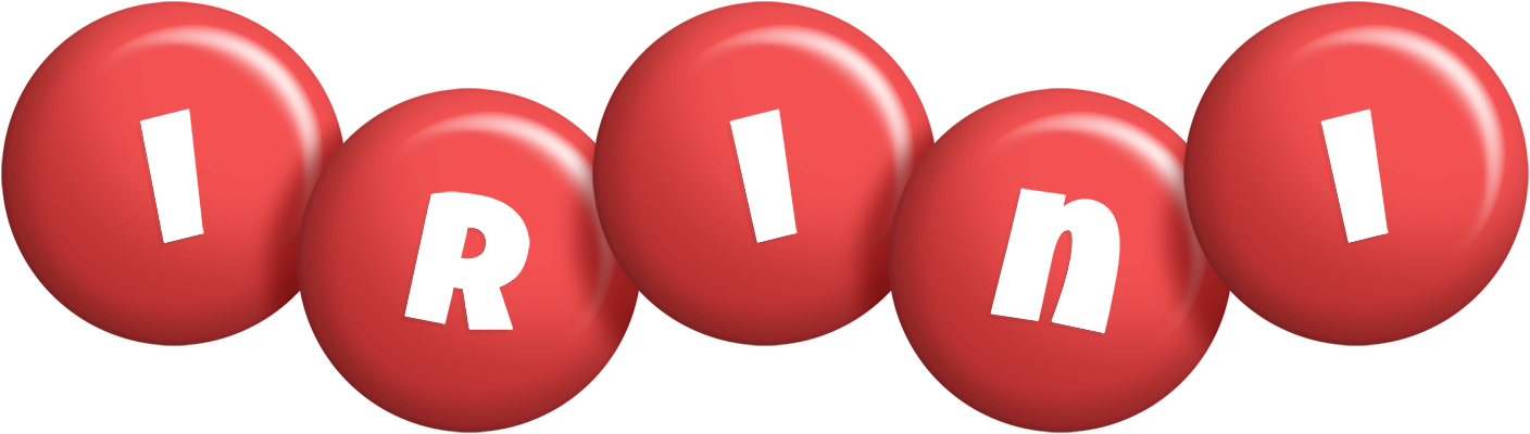 Irini candy-red logo