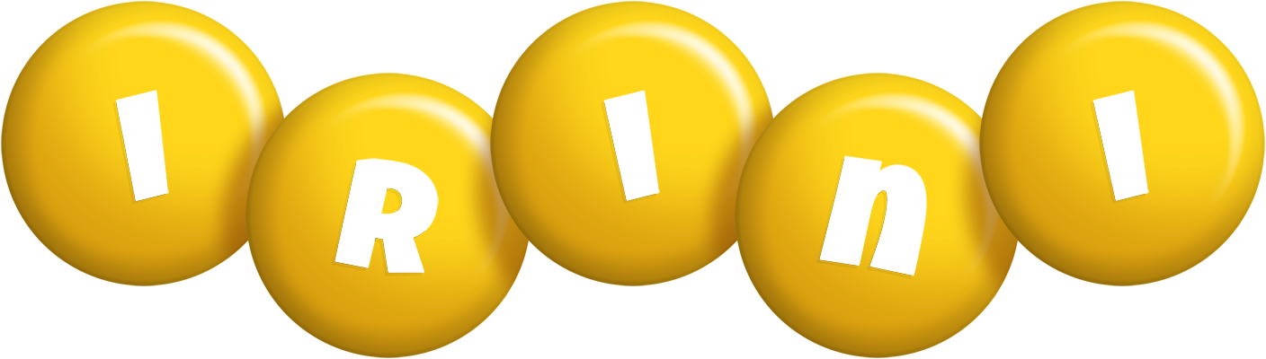 Irini candy-yellow logo