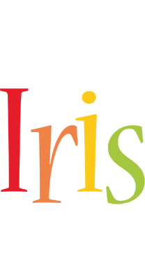 Iris birthday logo