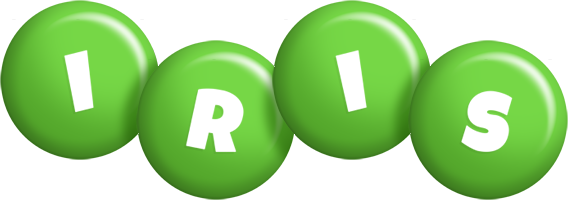 Iris candy-green logo