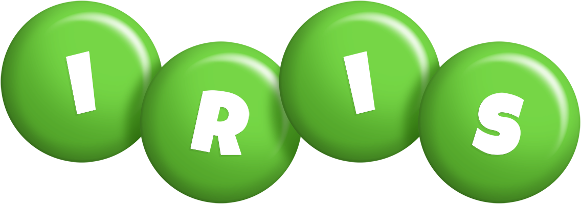 Iris candy-green logo