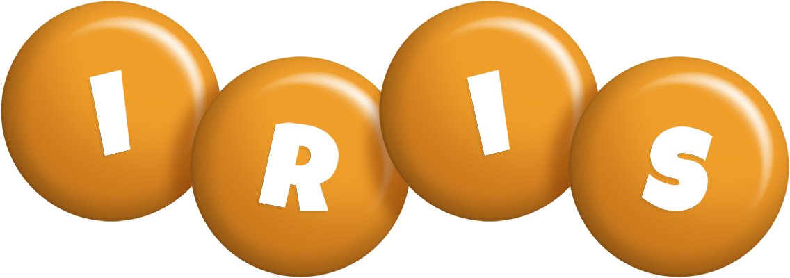Iris candy-orange logo