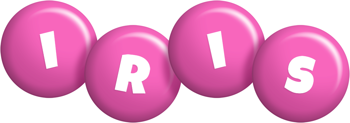 Iris candy-pink logo