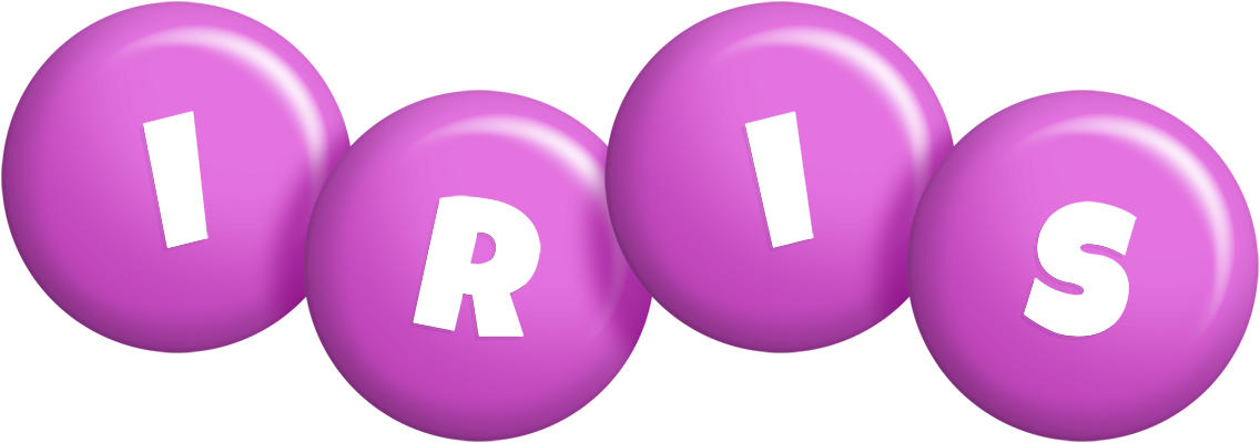 Iris candy-purple logo