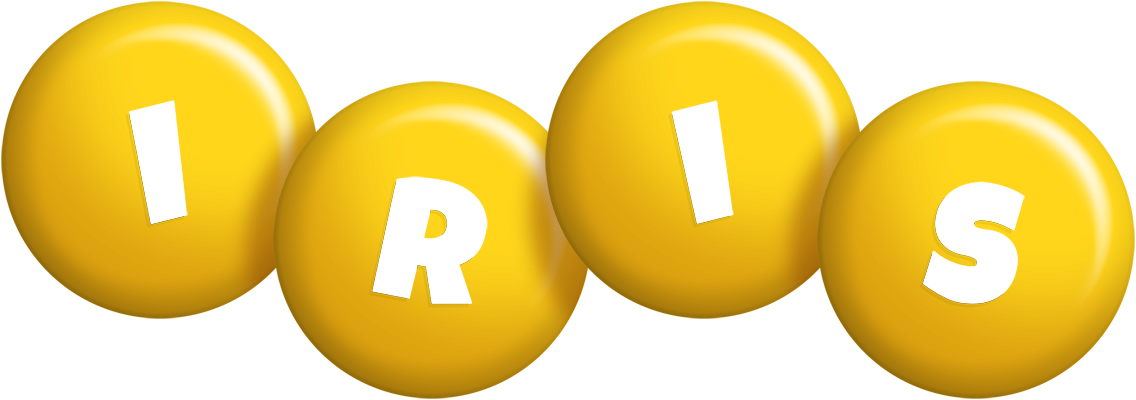Iris candy-yellow logo