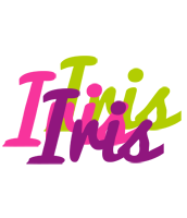 Iris flowers logo