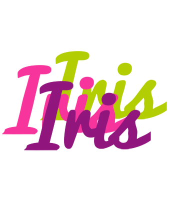 Iris flowers logo