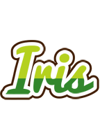 Iris golfing logo