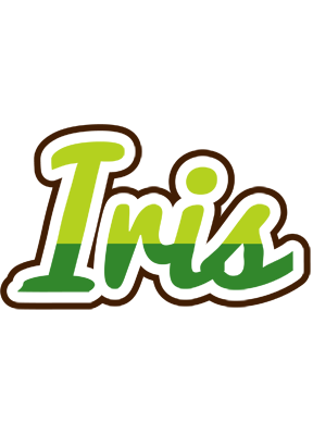 Iris golfing logo