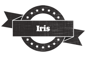 Iris grunge logo