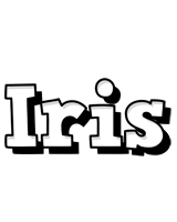 Iris snowing logo