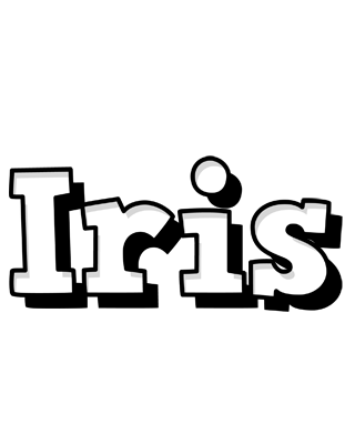 Iris snowing logo