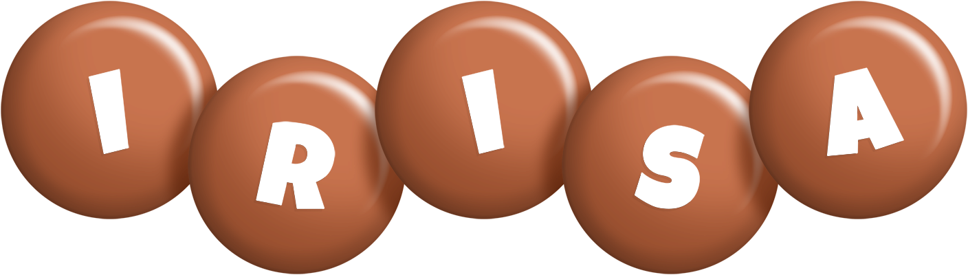 Irisa candy-brown logo