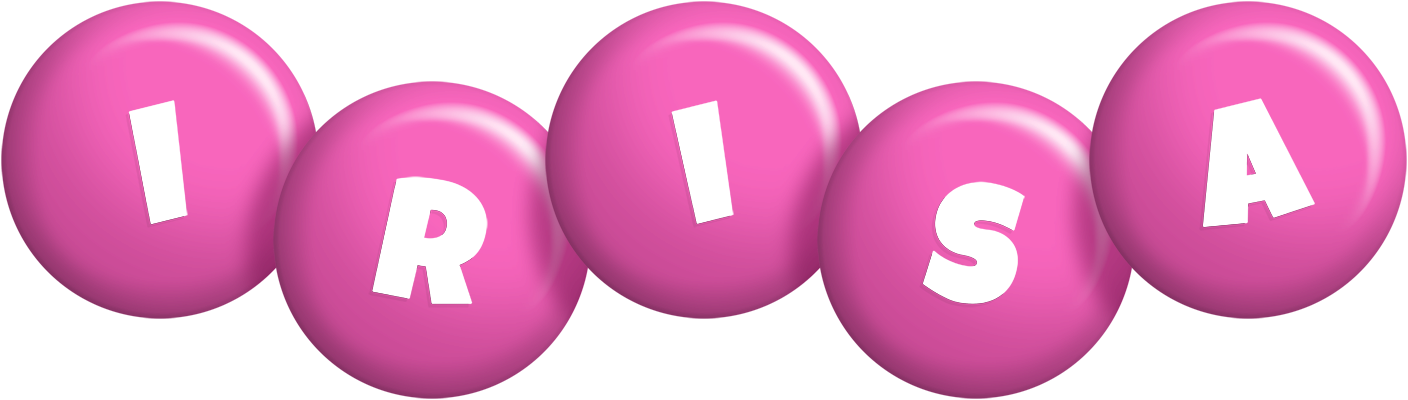 Irisa candy-pink logo