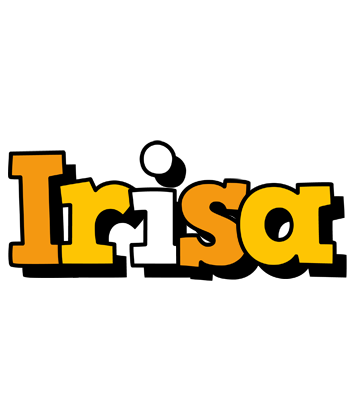Irisa cartoon logo