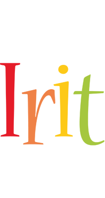 Irit birthday logo