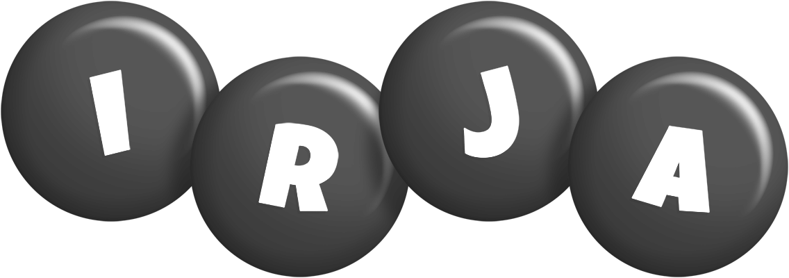 Irja candy-black logo
