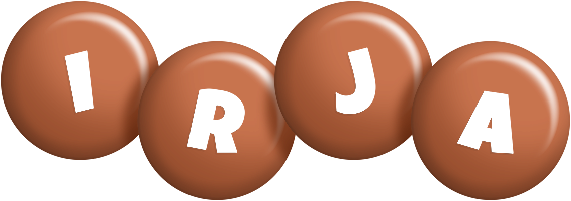 Irja candy-brown logo