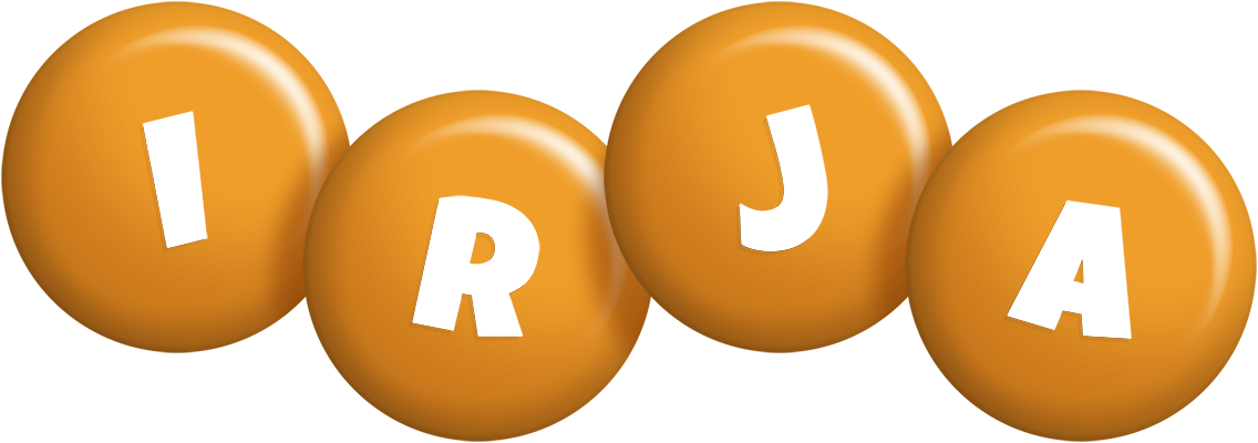 Irja candy-orange logo