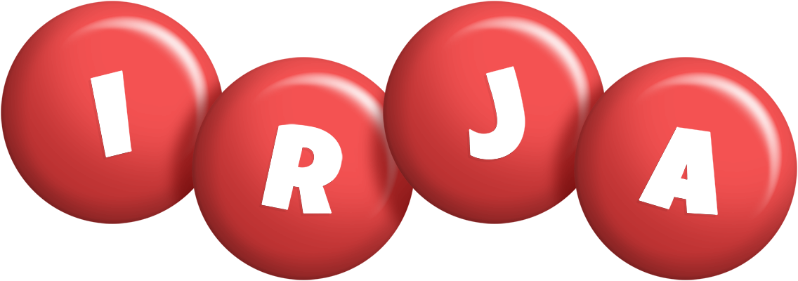 Irja candy-red logo