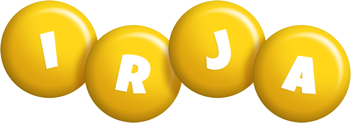 Irja candy-yellow logo