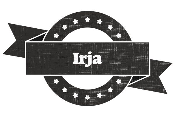Irja grunge logo