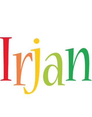 Irjan birthday logo
