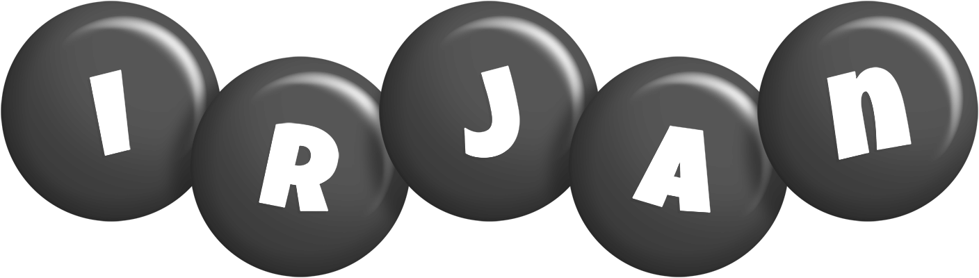 Irjan candy-black logo