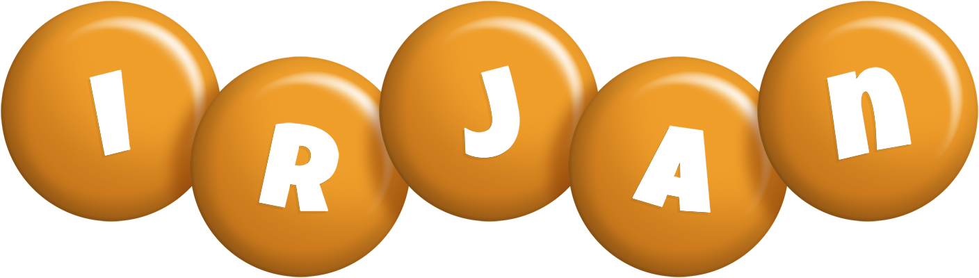 Irjan candy-orange logo