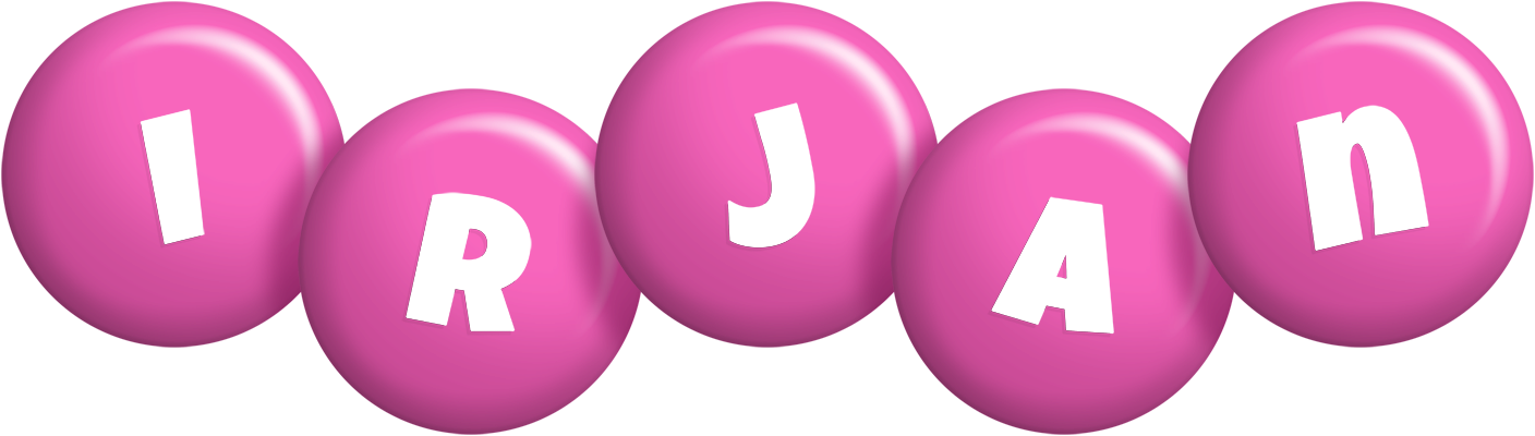 Irjan candy-pink logo