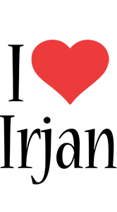 Irjan i-love logo