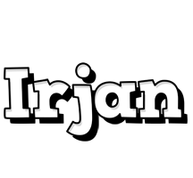 Irjan snowing logo