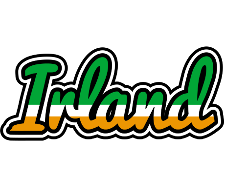IRLAND logo effect. Colorful text effects in various flavors. Customize your own text here: https://www.textgiraffe.com/logos/ireland/