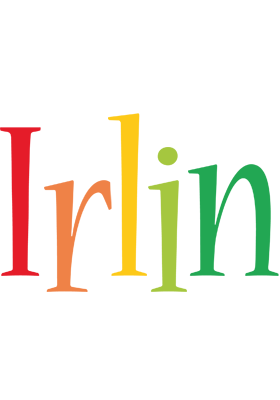 Irlin birthday logo
