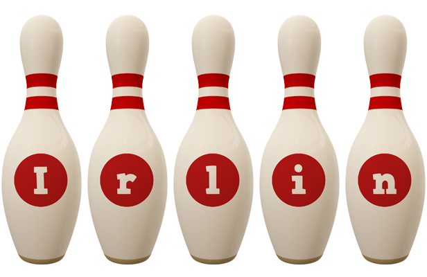 Irlin bowling-pin logo