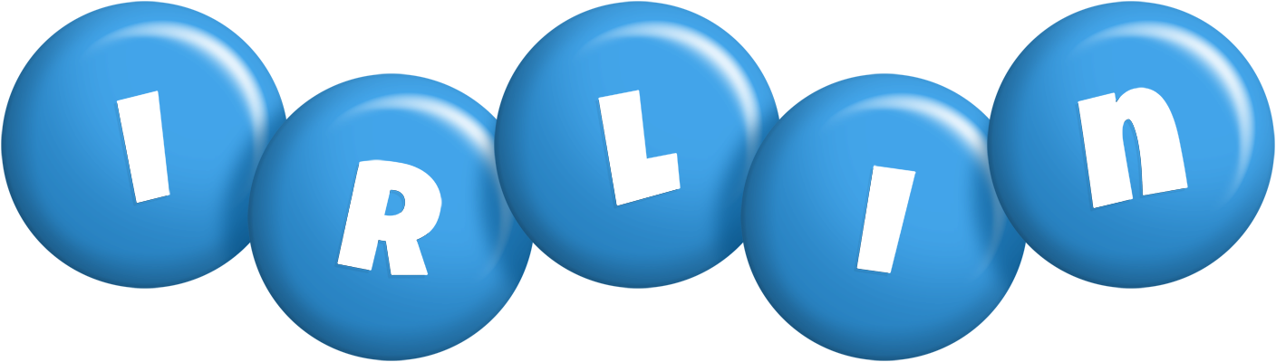 Irlin candy-blue logo